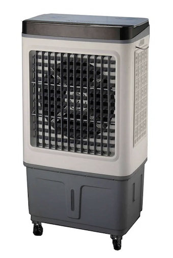 Draagbare verdampingsluchtkoelventilator met universele katrol